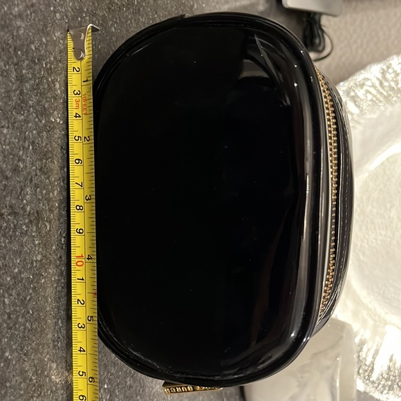 Tory Burch Patent Leather Cosmetic Bag Black - Picture 9 of 9